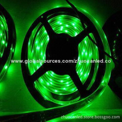5m 60LED/m 5050SMD Green Flexible Water-resistant 12V 300pcs LED Strip Light